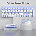 MOFII Wireless Keyboard and Mouse Combo, Computer Full Size 2.4G Plug and Play - Image 7