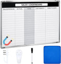 Lincia Sales Leaderboard Dry Erase Whiteboard Magnetic Dry Erase Board by Lincia