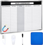 Lincia Sales Leaderboard Dry Erase Whiteboard Magnetic Dry Erase Board by Lincia