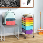 Giantex 6 Storage Drawer Cart Rolling Organizer Cart - Image 4