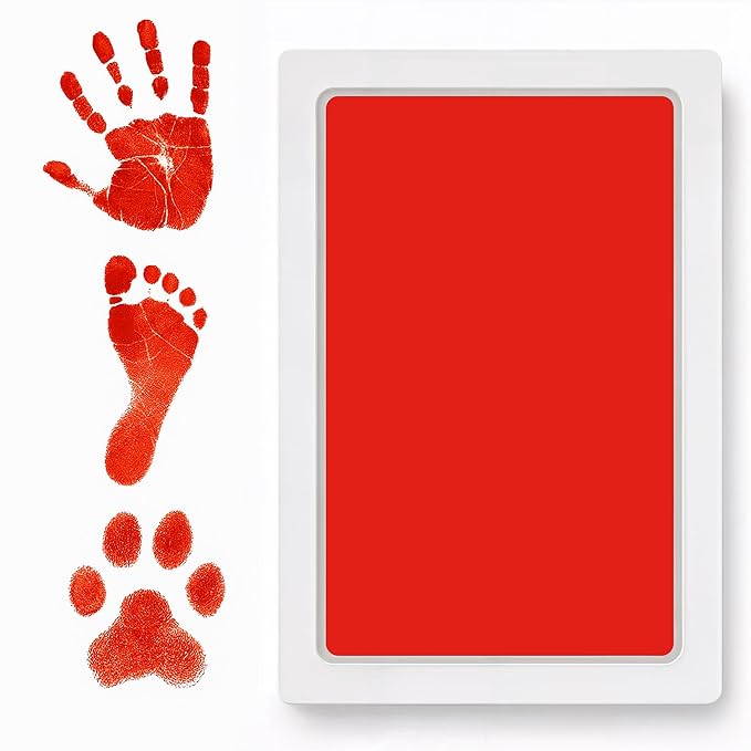 Clean Touch Ink Pad for Baby Handprints and Footprints – Inkless Infant Hand & by TinyGifts