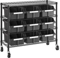 Seville Classics Heavy Duty NSF Bin Rack Solid Steel Wire Shelving Storage Unit by SevilleClassics