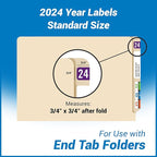 2024 Year Labels, Doctor Stuff 2024 Chart Stickers, S & W/Acme Style, USA Made - Image 4