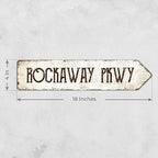 Rustic Custom Sign, Personalized Right Directional Metal Composite Street Sign - Image 2