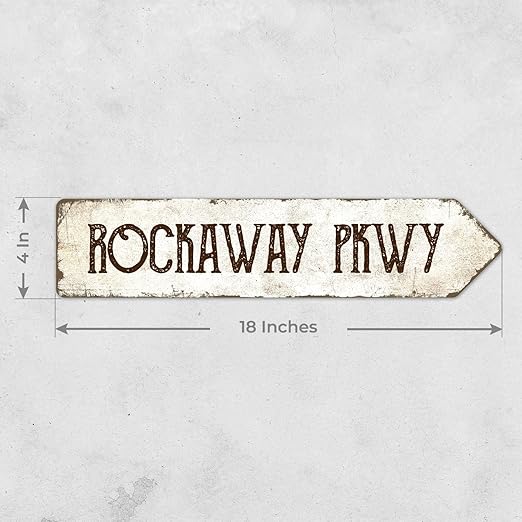 Rustic Custom Sign, Personalized Right Directional Metal Composite Street Sign - Image 2