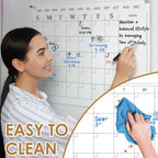 MAKELLO Acrylic Calendar for Wall 24" x 18", 4 Pens, Pen Holder, Wall-Mount - Image 4