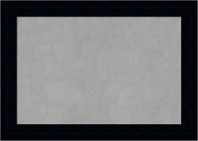 Amanti Art Black Framed Magnetic Board 20x28 Medium Vision Board by AmantiArt