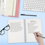 ABERLLS Blue Lined Spiral Journal Notebook - Image 3