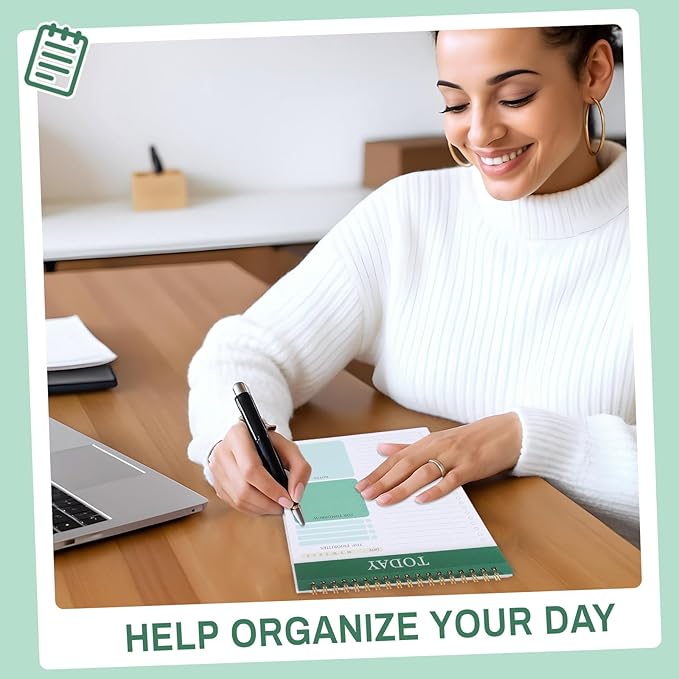 to Do List Notepad with 60 Tear Off Sheets, 6.7 x 9.8" to Do List Notebook - Image 5