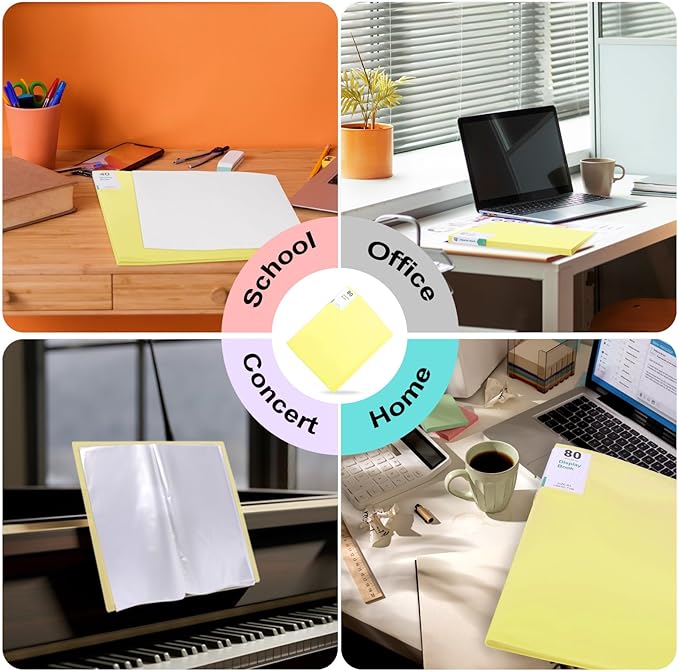 Phyxin Portfolio Binder, 80-Pocket Portfolio Folder 8.5" x 11", Displaying 160 - Image 5