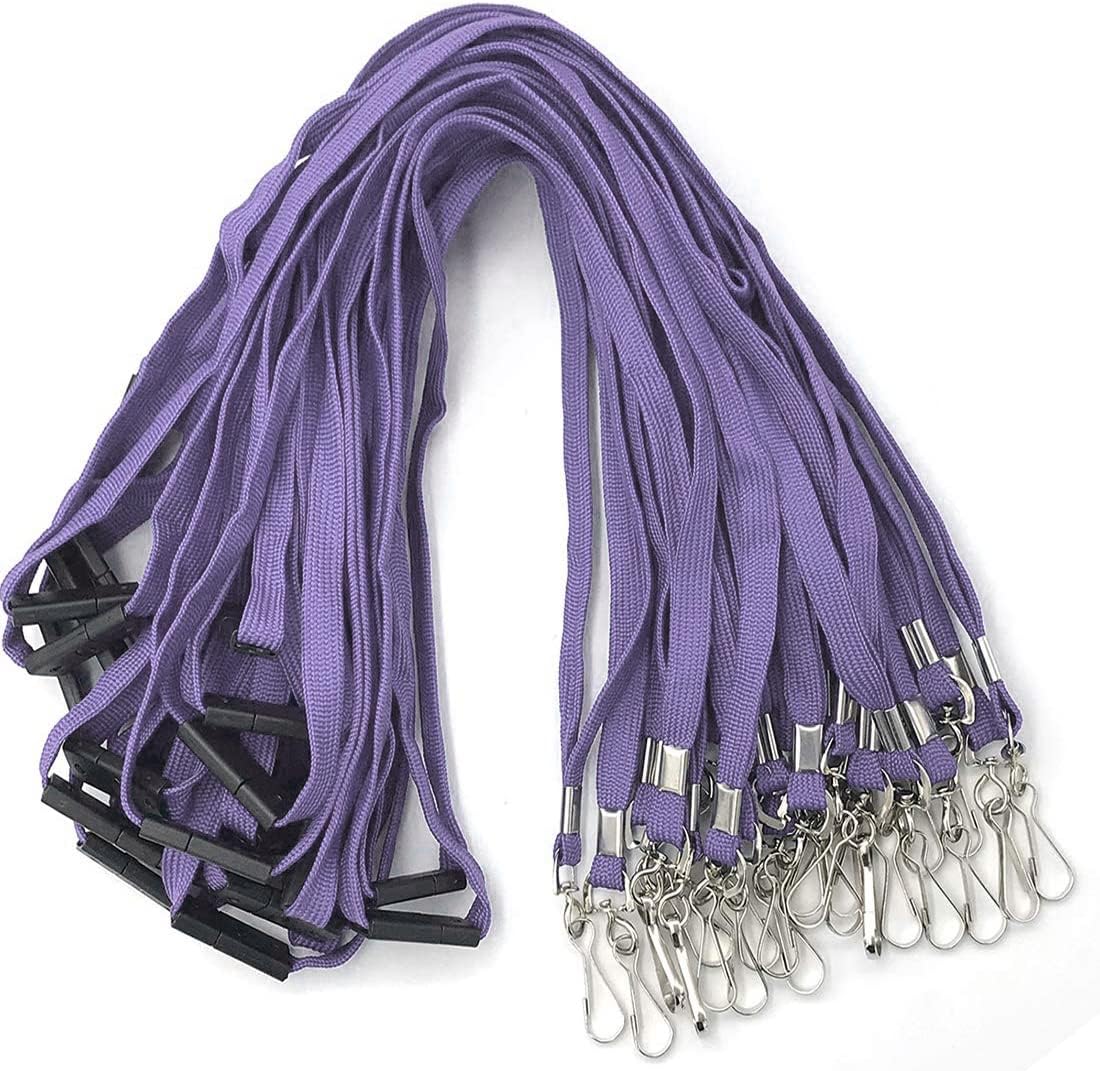 Lanyard Light Purple Lanyards Neck Flat Premium Breakaway Badge Lanyard
