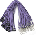 Bird Fiy Lanyard Light Purple Lanyards Neck Flat Premium Breakaway Badge Lanyard by BirdFiy