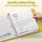 SUNEE 3 Ring Binder 1.5 Inch 1 Pack - Image 2