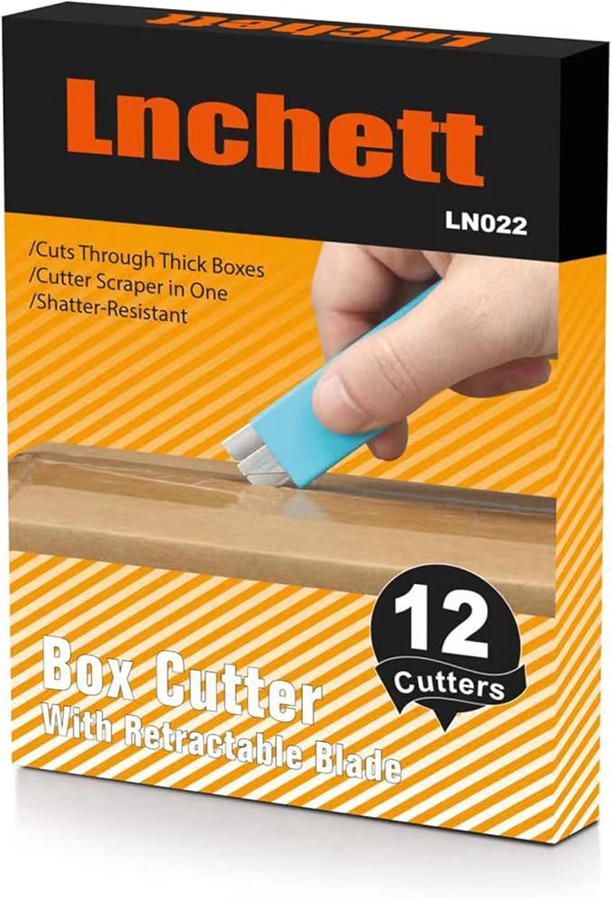 Lnchett Box Cutter, Boxes and Paper, All Metal Tough Sheath, Functional Basic - Image 7