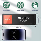 Conference Room Office Door Sign Do Not Disturb, Versatile In-Use/Available - Image 2