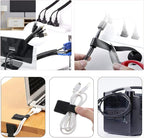 189PCS Cable Management Kit, 6 Cable Sleeve40 Cable Clips - Image 5