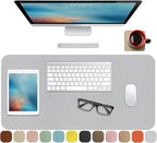 Boutilon Leather Desk Pad Protector, Non-Slip Mouse Pad, Laptop Desk Pad - Image 9