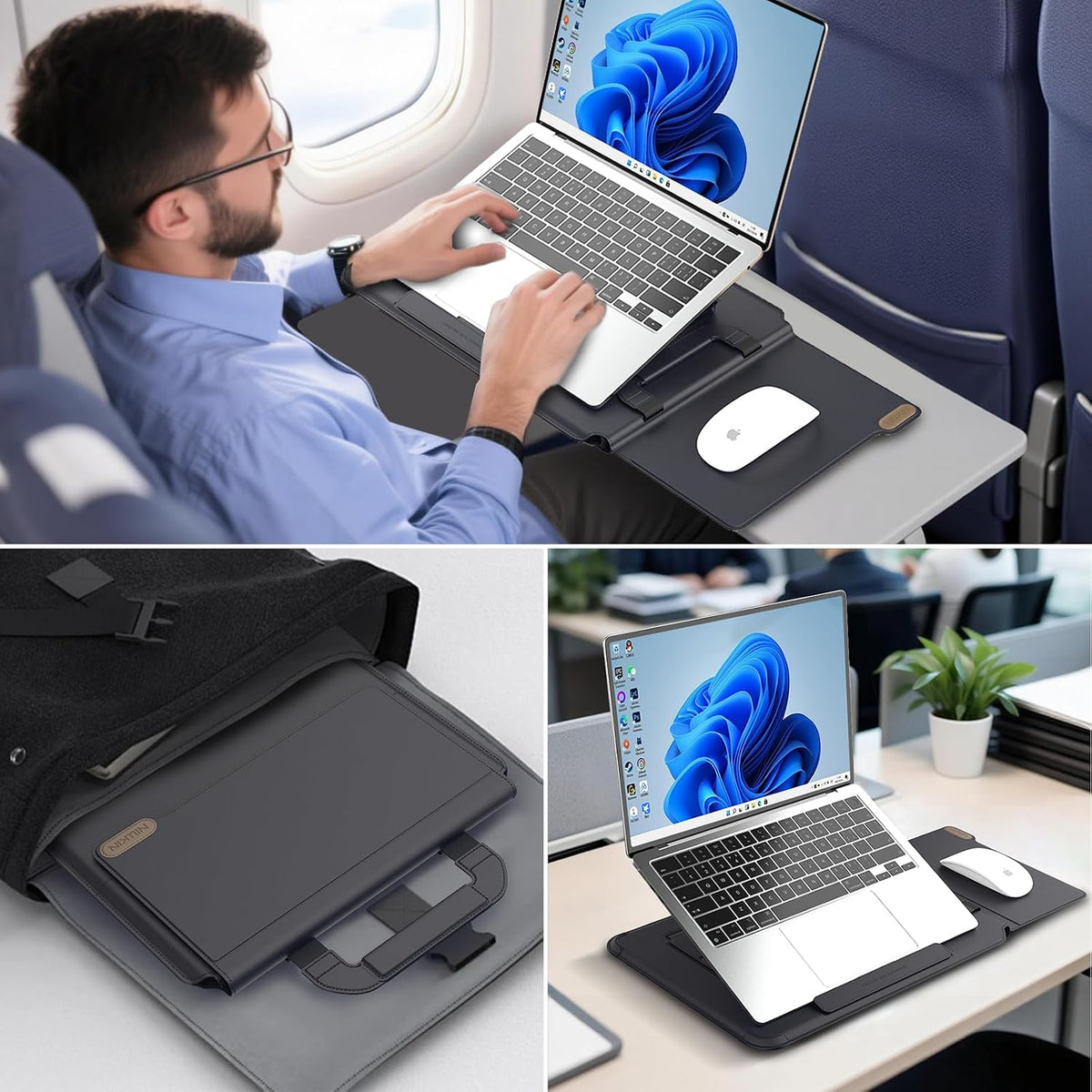 Nillkin Versatile Pro Upgraded 13-16in Laptop Sleeve with Stand & Mouse Pad