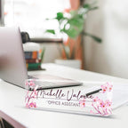 Personalized Name Plate for Desk, Custom Desk Name Plate, Acrylic Name Plate - Image 4