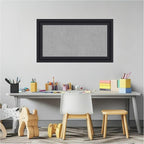 Amanti Art Black Framed Magnetic Board 16x28 Small Vision Board - Image 5