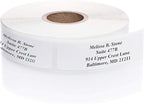 White Personalized Return Address Labels Without Dispenser by ArtisticDirect