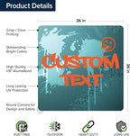 Custom Sign, Custom Street Sign, 11 Font Colors, 13 Font Styles, 4 Hole Options - Image 6