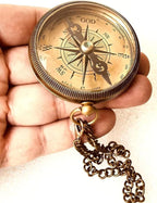 Gift for Grandson Brass Compass Engraved Quote | Memory Present to My Grandson - Image 3