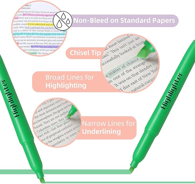 Dacono Highlighters Assorted Colors, Highlighters - Image 3