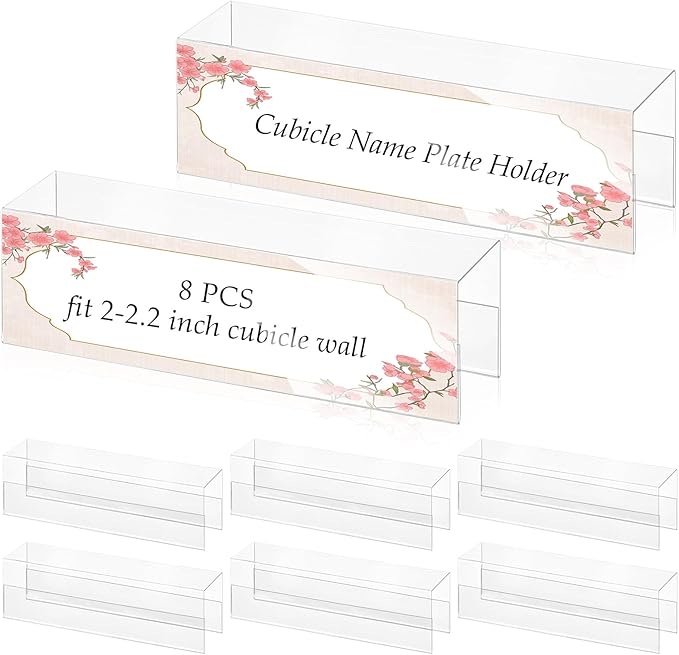 Cubicle Name Plate Holders Cubicle Name Plate Sign Holder Name Plate Bracket by SHIQIKEJIPTY