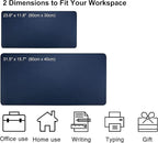 SUJAYU Dual Sided PU Leather Desk Pad, Mouse Pad, Office Desk Mat, Non-Slip - Image 2