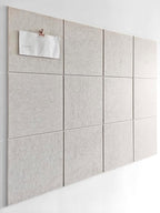 Large Cork Board Alternative | Felt Wall Tiles | Aesthetic Felt Bulletin Board by DesignerManufacturerofInnovativeBulletinBoardSolutionsforHomeOffice