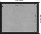 Amanti Art Black Framed Magnetic Board 18x22 Small Vision Board - Image 2