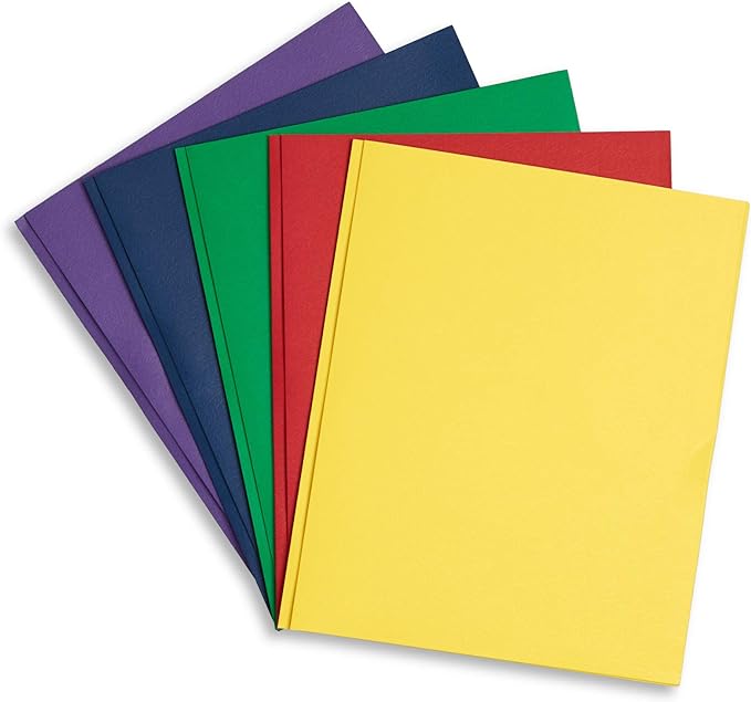 Blue Summit Supplies 100 Paper Two Pocket Folders by BlueSummitSupplies