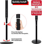 VAIIGO 2Pack Heavy Duty Cast Iron Sign Stand - Image 6