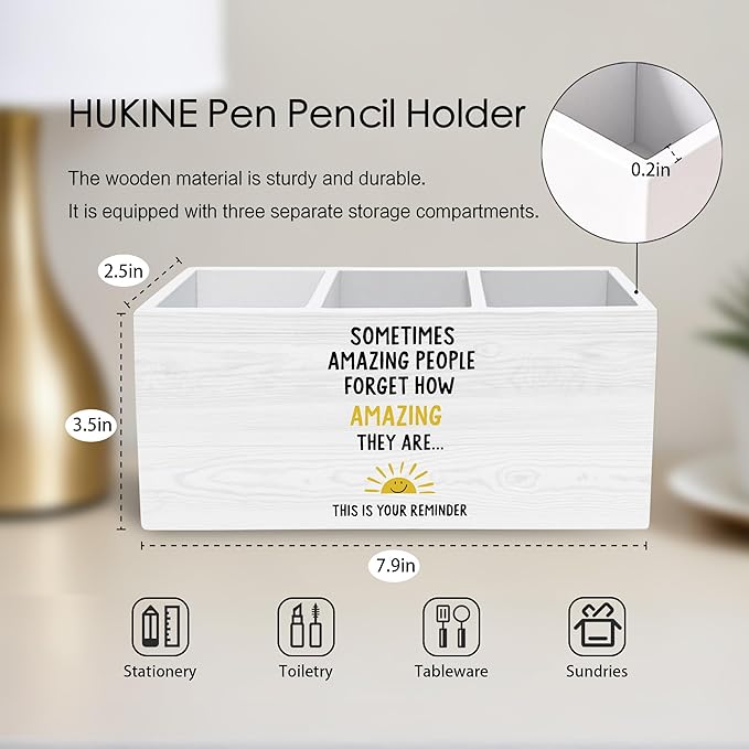 HUKINE Thank You Gifts Pen Holder - Image 6