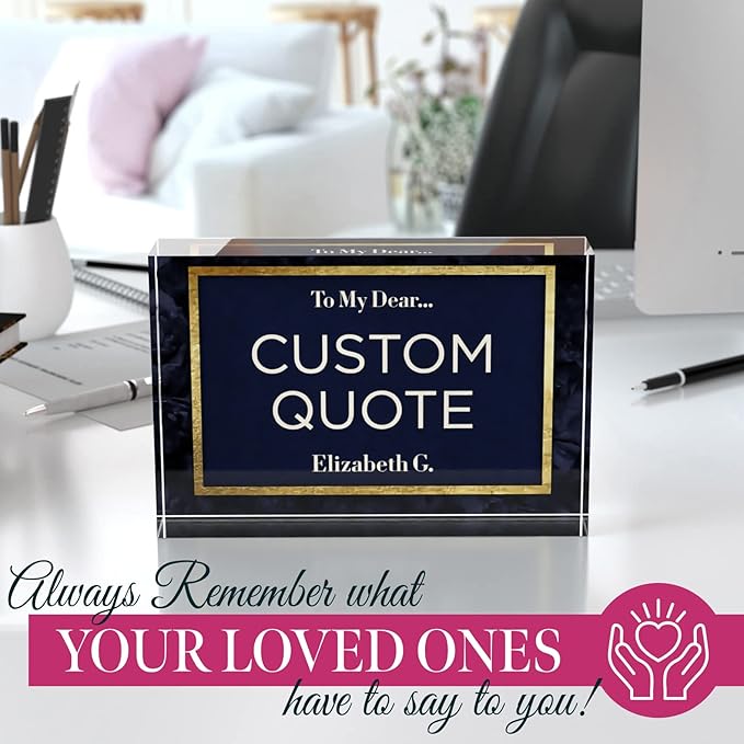 Custom Acrylic Sign Personalized, Custom Desk Name Plate, 18 Styles, - Image 5