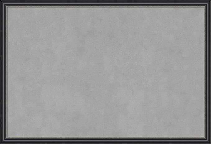 Amanti Art Black Framed Magnetic Board 17x25 Medium Vision Board by AmantiArt