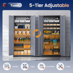 yizosh metal garage storage cabinet with 2 doors, package contents