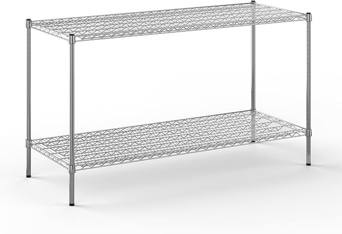 Regal Altair 24" Deep x 60" Wide x 34" Height Wire Shelving Kit | 2-Tier | NSF by Regal+Altair
