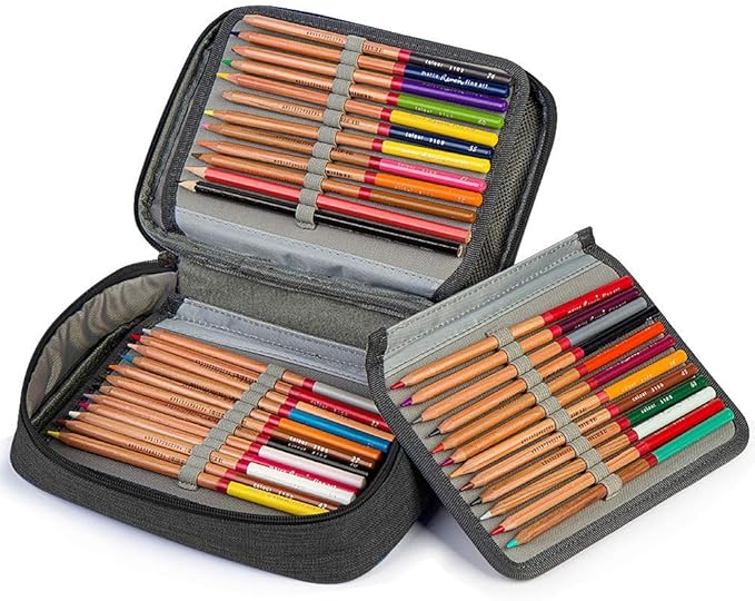 Number-one Large Capacity Pencil Case, 72 Slots Colored Pencil Pouch Bag - Image 2