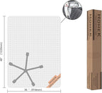 HOMEK Office Chair Mat for Low Pile Carpet, 48” x 36” Transparent Office Desk - Image 8