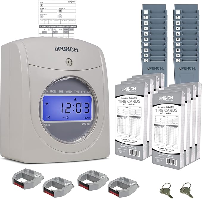 uPunch HN4540 Comprehensive Small Business Start-Up Kit: AutoAlign Calculating by uPunch