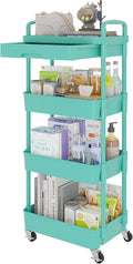 Calmootey 4-Tier Rolling Utility Cart by Calmootey