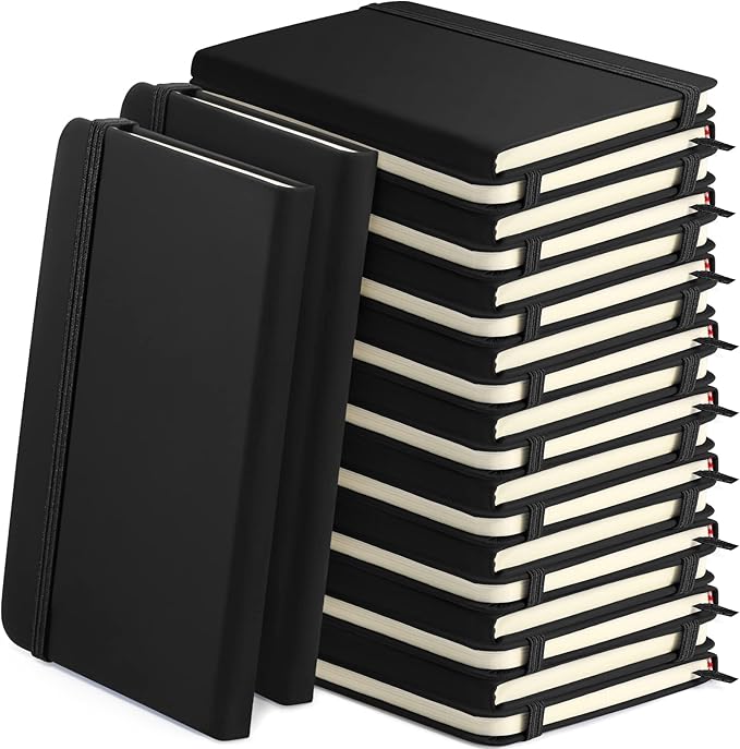 Honoson 20 Pack Lined Journal Notebooks A5 Hardcover Executive Notebook 5.5" x by Honoson