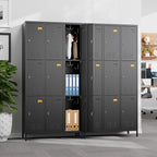 SUPEER 9 Doors Metal Lockers for Employees - Image 2