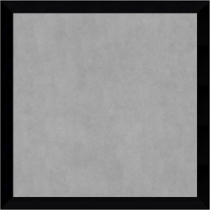 Amanti Art Black Framed Magnetic Board 27x27 Medium Vision Board by AmantiArt