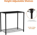 Amazon Basics 2-Shelf Stackable Storage, 13.3" D x 23.2" W x 22.2" H - Image 6