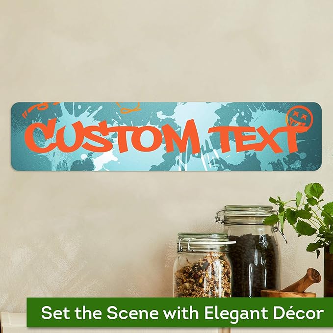 Custom Sign, Custom Street Sign, 11 Font Colors, 13 Font Styles, 4 Hole Options - Image 4
