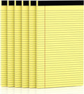 Roneky Yellow Legal Pads 8.5 x 14 Note Pads, 6 Pack 8.5 x 14 Notepads, Wide by NotePads