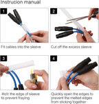 Alex Tech 10ft - 1.25 inch Cord Protector Wire Loom Tubing Cable Sleeve Split - Image 6